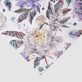 Lilacs and Peonies Floral Tissuepapier (Detail)