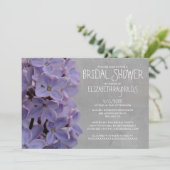 Lilacs Bridal Shower Invitations Kaart (Staand voorkant)
