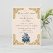  Lilacs Bridal Shower Kaart (Staand voorkant)