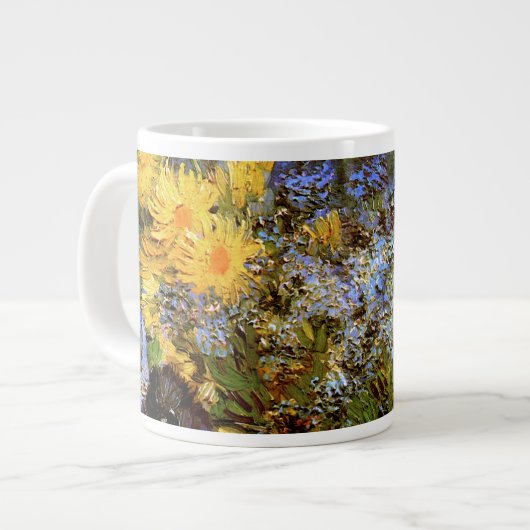 Lilacs Daisies & Anemones Van Gogh Fine Art Jumbo Mok (Voorkant links)