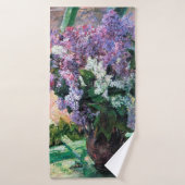 Lilacs dans une fenêtre, Mary Cassatt (Serviette de bain)