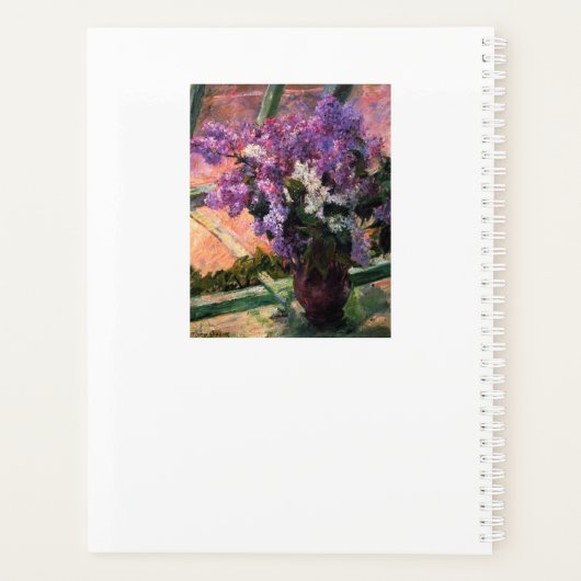 Lilacs dans une fenêtre par Mary Cassatt (Dos)