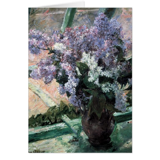 Lilacs de Cassatt dans une fenêtre (Devant)