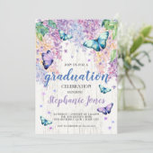 Lilacs de graduation et invitation au papillon (Debout devant)