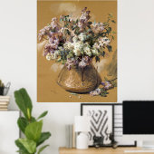 Lilacs Elizabeth Ntice Poster (Thuiskantoor)