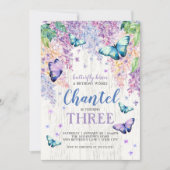 Lilacs en Butterfly | Aanbesteding op zondag Kaart (Voorkant)