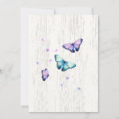 Lilacs en Butterfly | Aanbesteding op zondag Kaart (Achterkant)