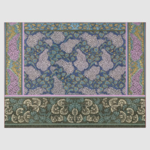 LILACS EN LEAVES Art Nouveau Floral Tissuepapier