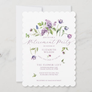 Lilacs & Fleurs de printemps Invitation à la retra