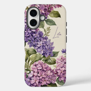 Lilacs Floral iPhone 16 Hoesje