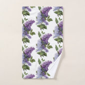 Lilacs frais - French Country Home Décor (Serviette à main)