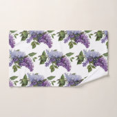 Lilacs frais - French Country Home Décor (Serviette à main)