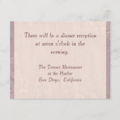 Lilacs impressionnistes - Invitation Réception (Devant)