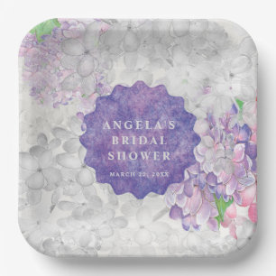 Lilacs in Bloom Lente Bruiloft Evenement Papieren Bordje