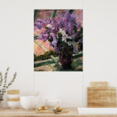 Lilacs in een raam, Mary Cassatt Poster (Keuken)