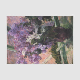 Lilacs in een Windows Weefselpapier Tissuepapier
