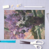 Lilacs in een Windows Weefselpapier Tissuepapier (Craft)