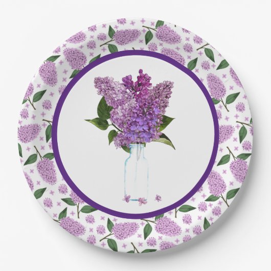 Lilacs in Spring Paper Bord (Voorkant)