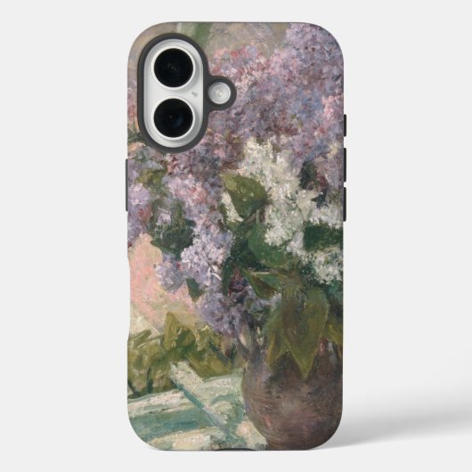 Lilacs in Window van Mary Cassatt American Painter Case-Mate iPhone Case (Achterkant)