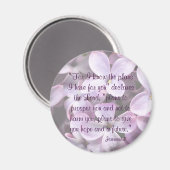 Lilacs Jeremiah 29:11 Magnet (Recto/Verso)