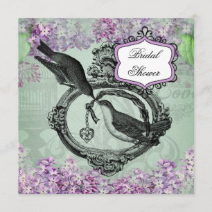  Lilacs Locket Bridal Shower Kaart