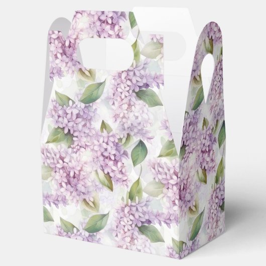 Lilacs Print Party Behandelbox Bedankdoosjes (Geopend)