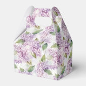 Lilacs Print Party Behandelbox Bedankdoosjes (Voorkant Zijde)