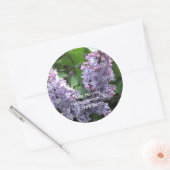 Lilacs Ronde Sticker (Envelop)