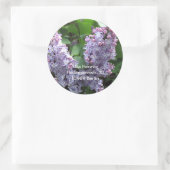 Lilacs Ronde Sticker (Tas)