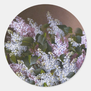  Lilacs Ronde Sticker