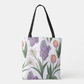 Lilacs Tulips Lilies Shopping Errand Sac fourre-to (Dos)