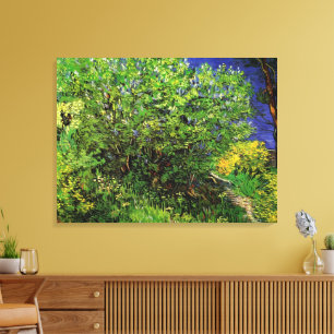 Lilacs van Vincent van Gogh,  Garden Flowers Canvas Afdruk
