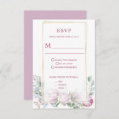 Lilacs violets RSVP - Amy (Devant / Derrière)