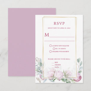 Lilacs violets RSVP - Amy