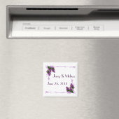 Lilacs Wedding Favor Magnet (In Situ (Lave-vaisselle))