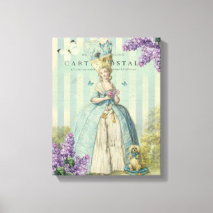 Lilas au printemps canvas afdruk