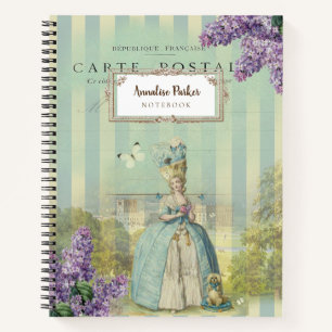 Lilas au printemps French geïnspireerd Personalize Notitieboek