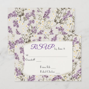 Lilas de mariage RSVP