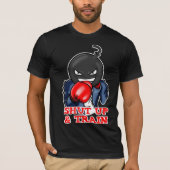 LilBomb ferme et forme T-shirt noir (Devant)