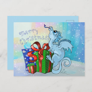 lil'Dragon Snowflake Feestdagenkaart