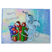lil'Dragon Snowflake Large Cadeauzakje (Achterkant)