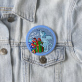 lil'Dragon Snowflake Ronde Button 7,6 Cm (In situ)