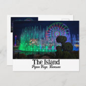 L'île à Pigeon Forge, Tennessee Carte postale (Devant / Derrière)