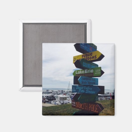 "L'île de Kelley" Ohio Magnet (Recto/Verso)