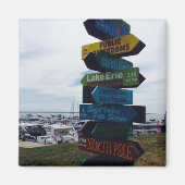 "L'île de Kelley" Ohio Magnet (Devant)