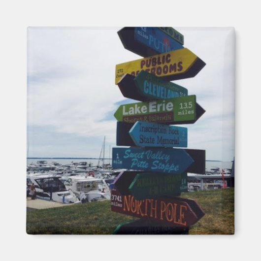 "L'île de Kelley" Ohio Magnet (Devant)