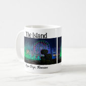 L'île de Pigeon Forge, Tennessee Mug (Devant gauche)