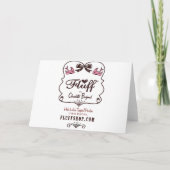 L'île paradisiaque de Hula Lulu - carte de voeux (Dos)