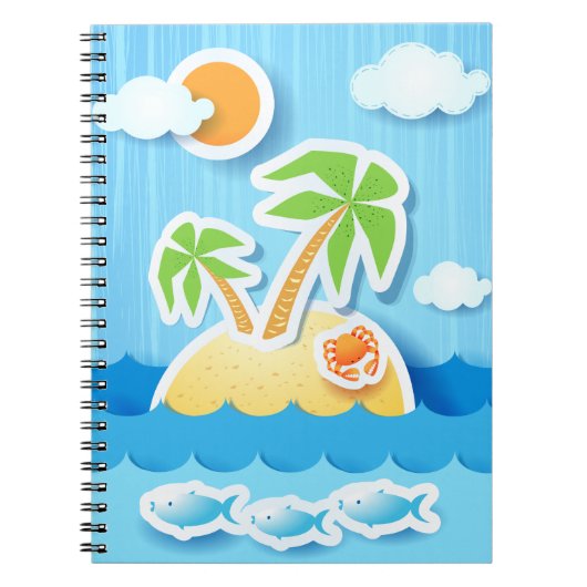 L'île tropicale, carnet (Devant)