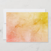 L'île tropicale Hibiscus Faire-part de mariage (Dos)